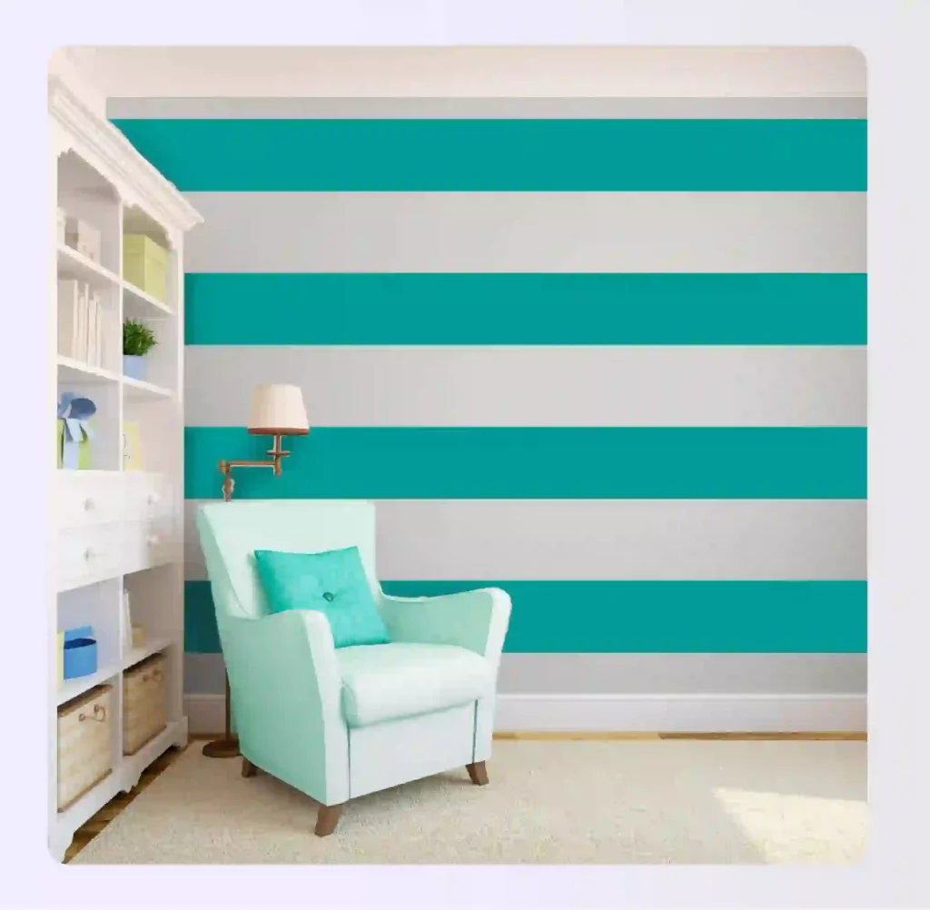 Add Color to Bedrooms with Painted Lines