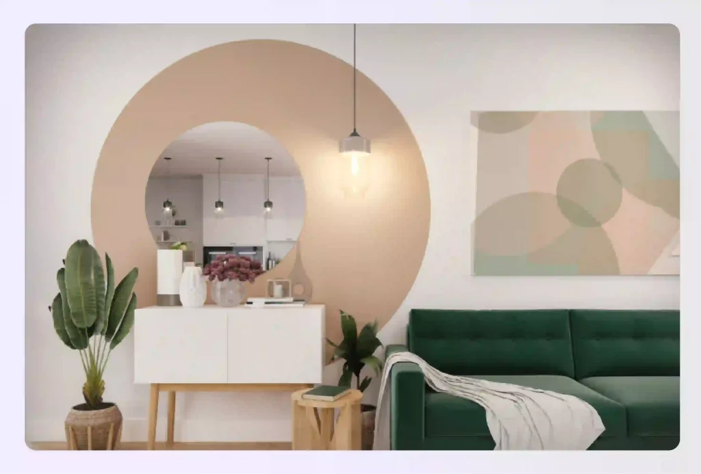 Circular Lines Balancing Softness with Structure
