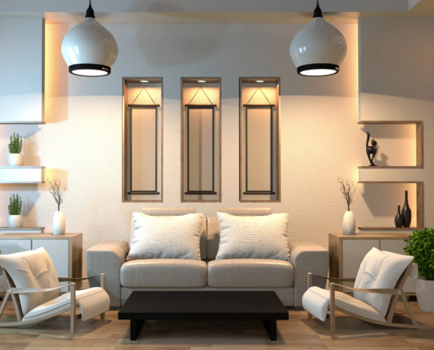 add lights for home staging