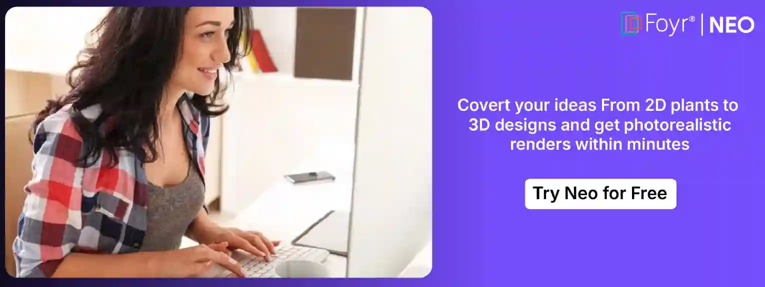 A designer using Foyr Neo to create different textures A designer using Foyr Neo to create different textures
