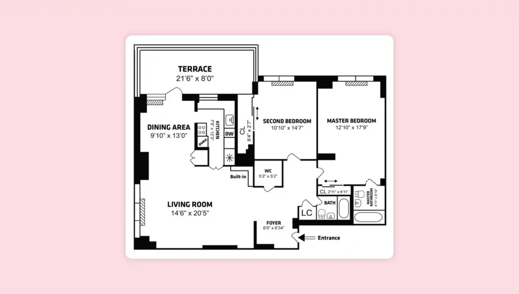 A beautiful 3D floor plan designed with Foyr Neo