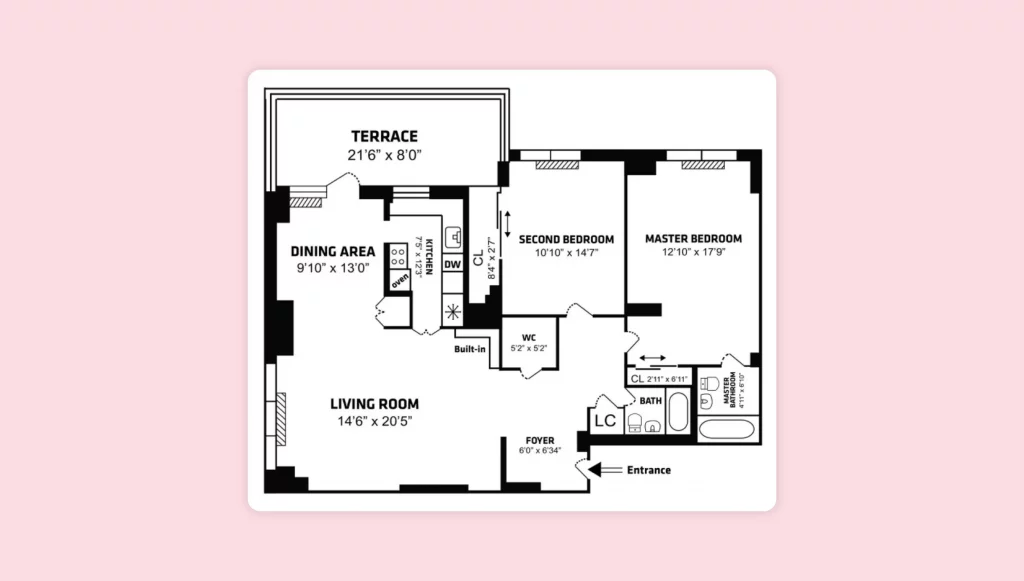 A beautiful 3D floor plan designed with Foyr Neo