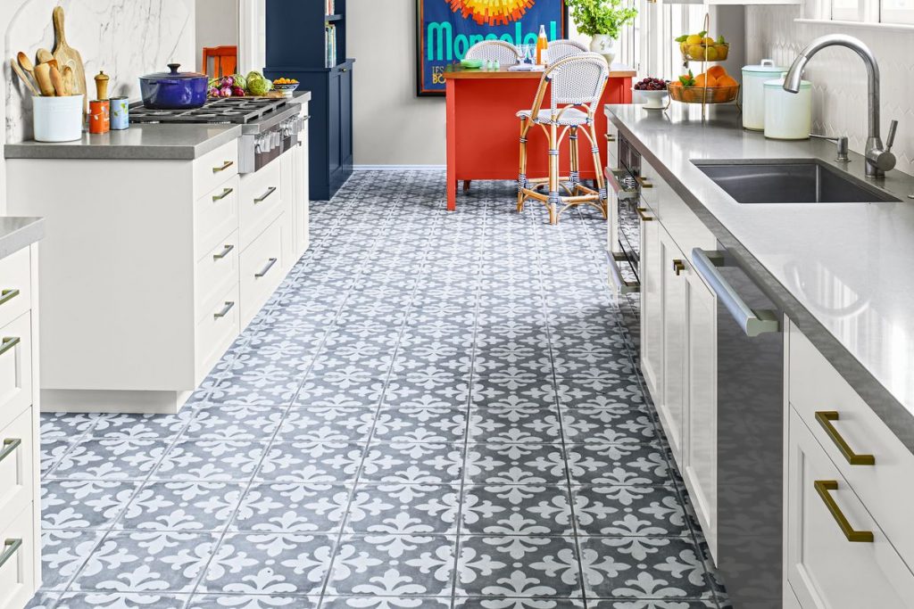 create a kitchen floor plan
