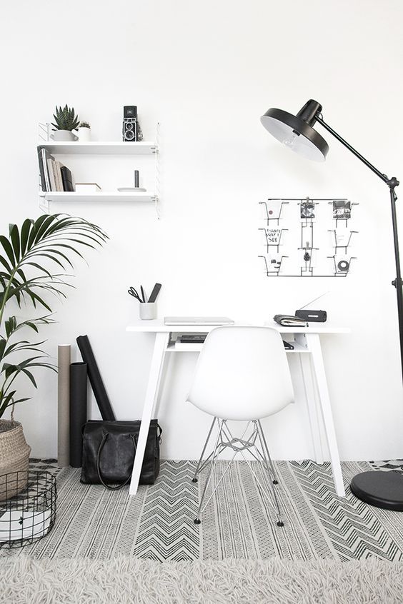 create a workspace in positive space