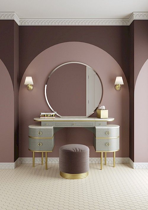 make a statement with a mirror for art deco interior design