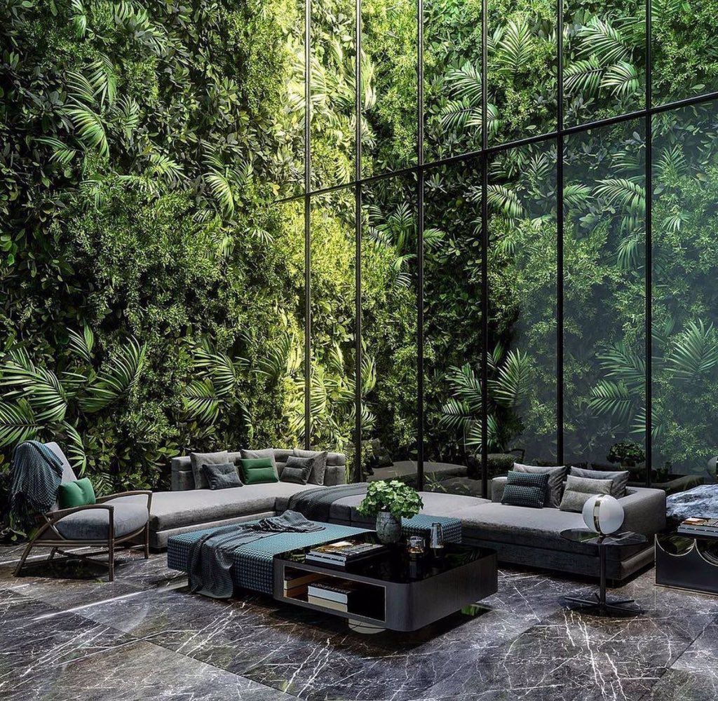 nature inspired interiors - biophilic design