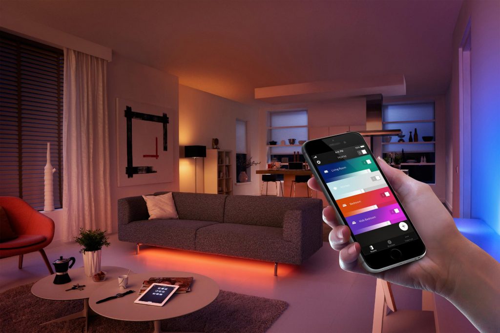 smart lighting in interior design