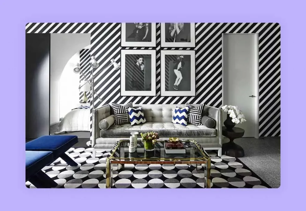 complex pattern in interior design