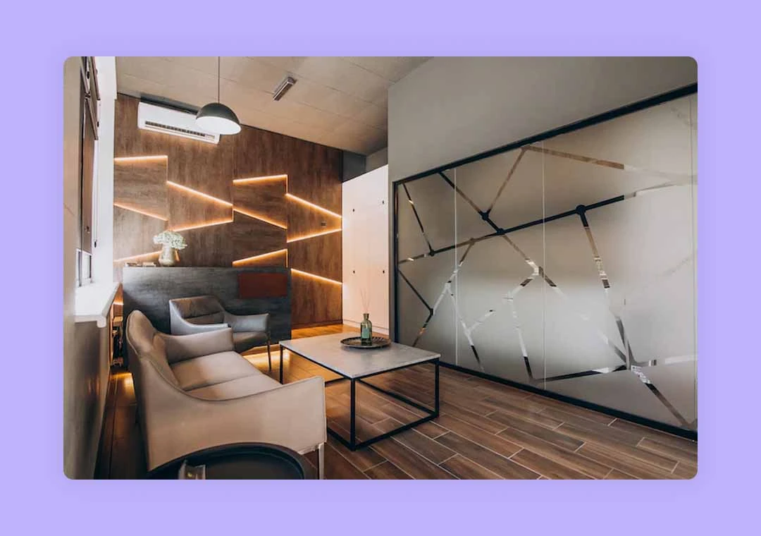 geometric pattern in interior design