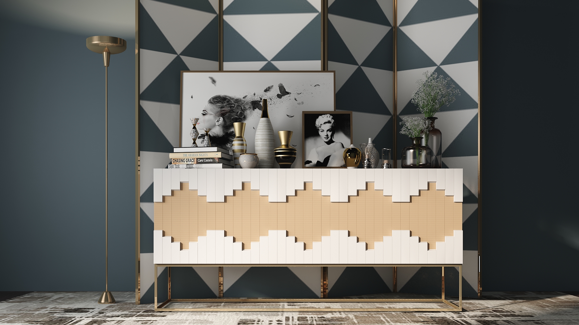 how to use and mix pattern in interior design