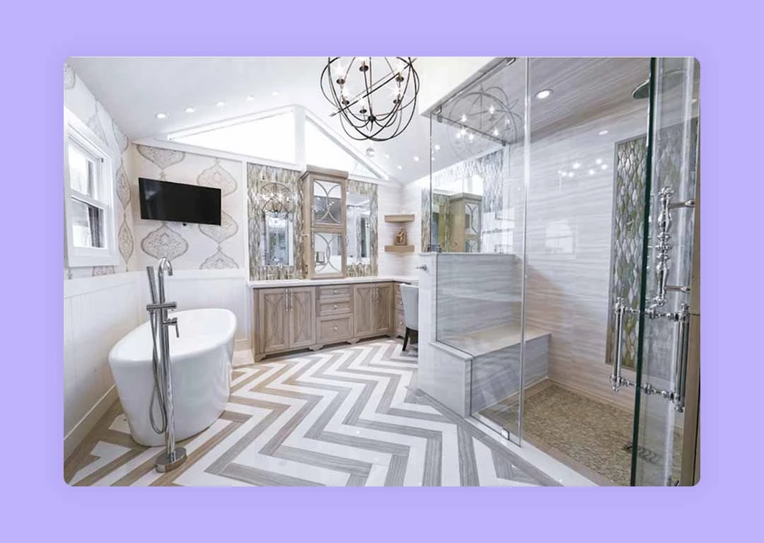 mixing two more patterns in interior design