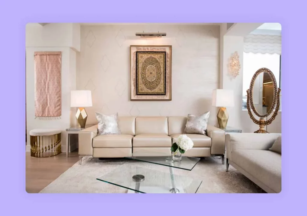 neutral color pattern in interior design