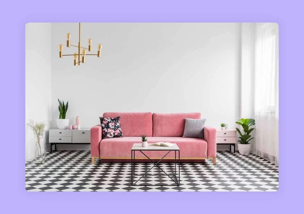 use two or four patterns for the same space