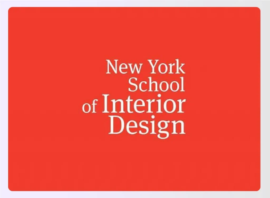 The New York School of Interior Design logo The New York School of Interior Design logo
