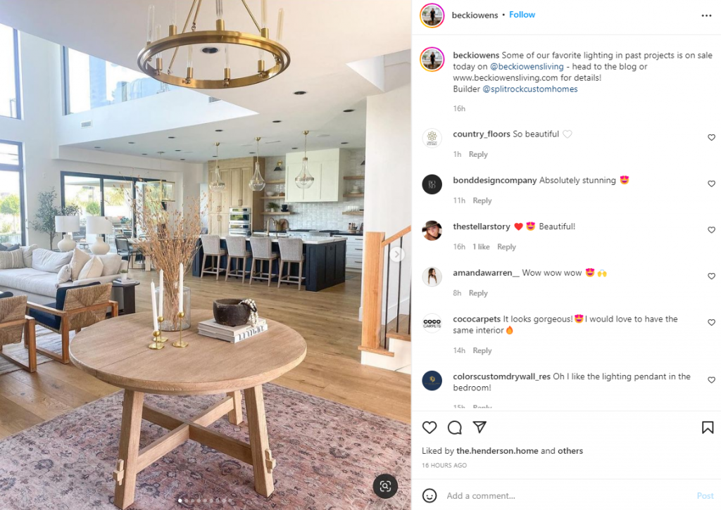 becki owens interior design instagram influencers