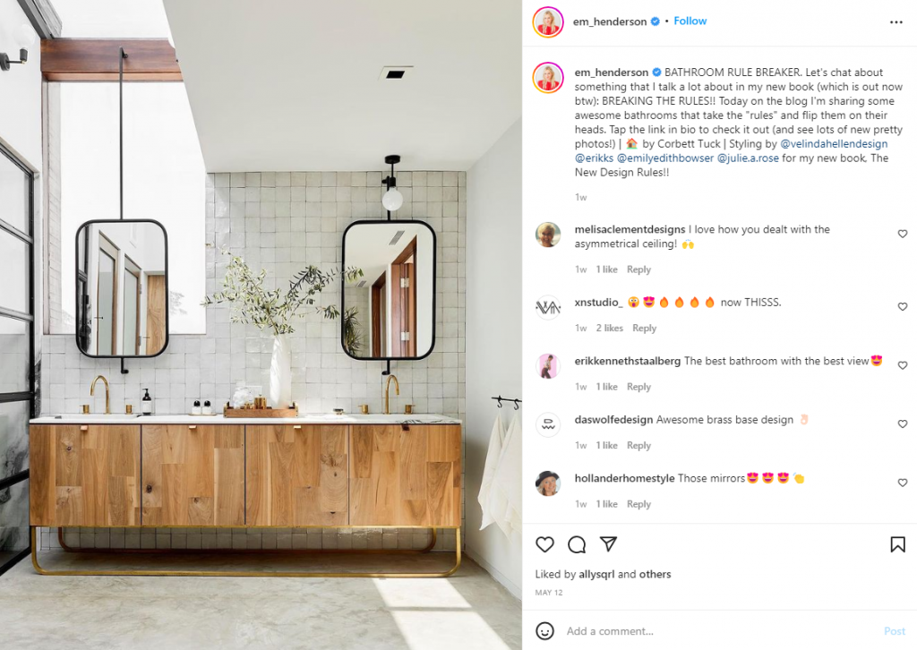emily henderson interior design instagram influencers