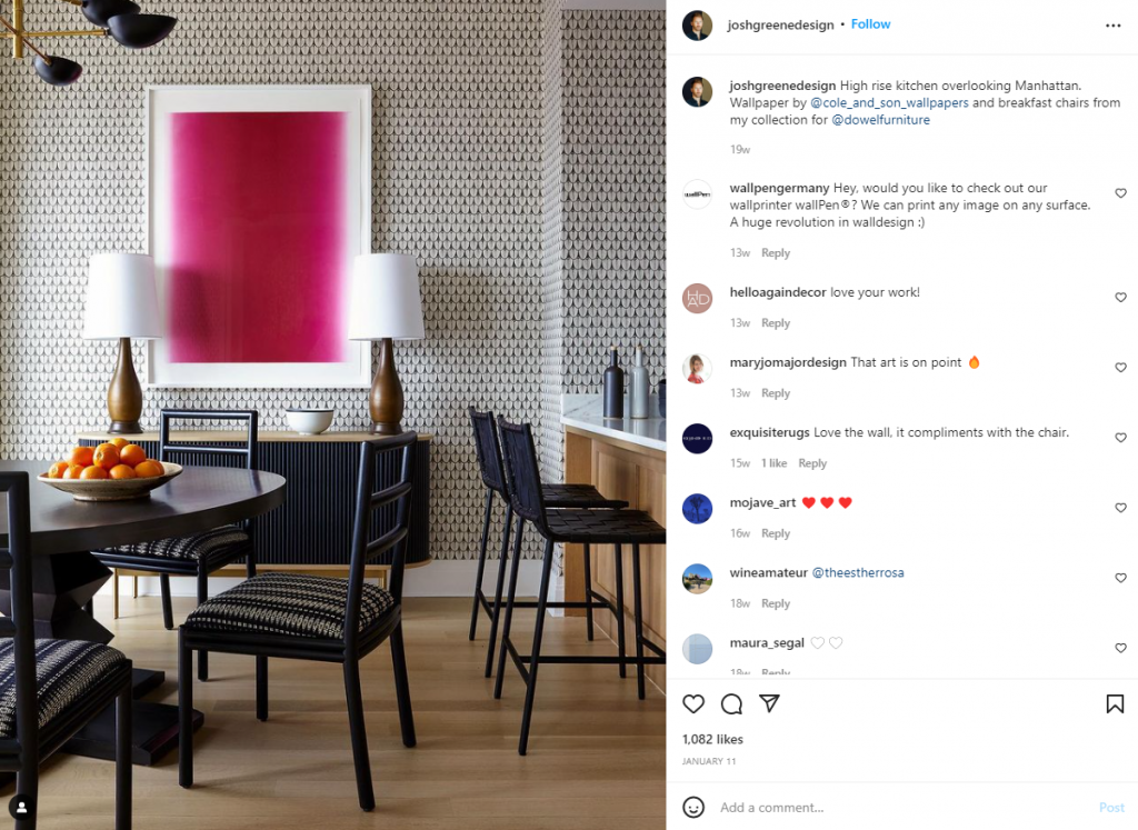 josh greene interior design instagram influencers