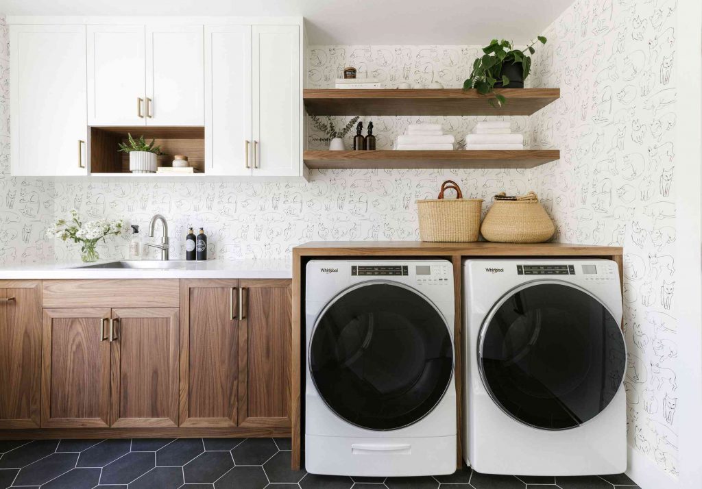 laundry room in a house