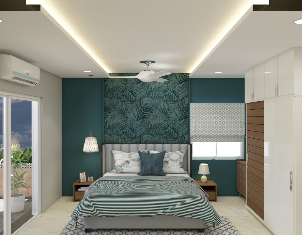 master bedroom in a house
