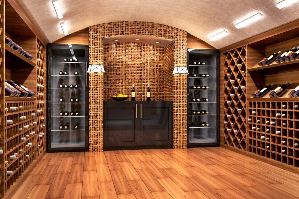 wine cellar in a house