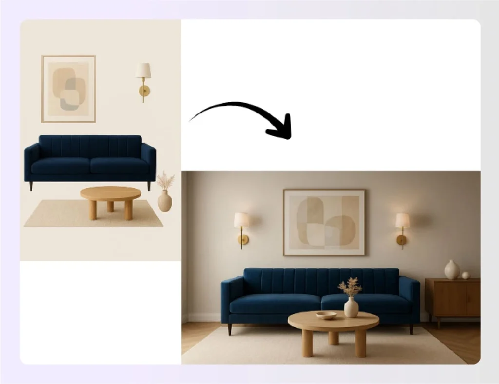 3D Rendered Mood Boards 3D Rendered Mood Boards