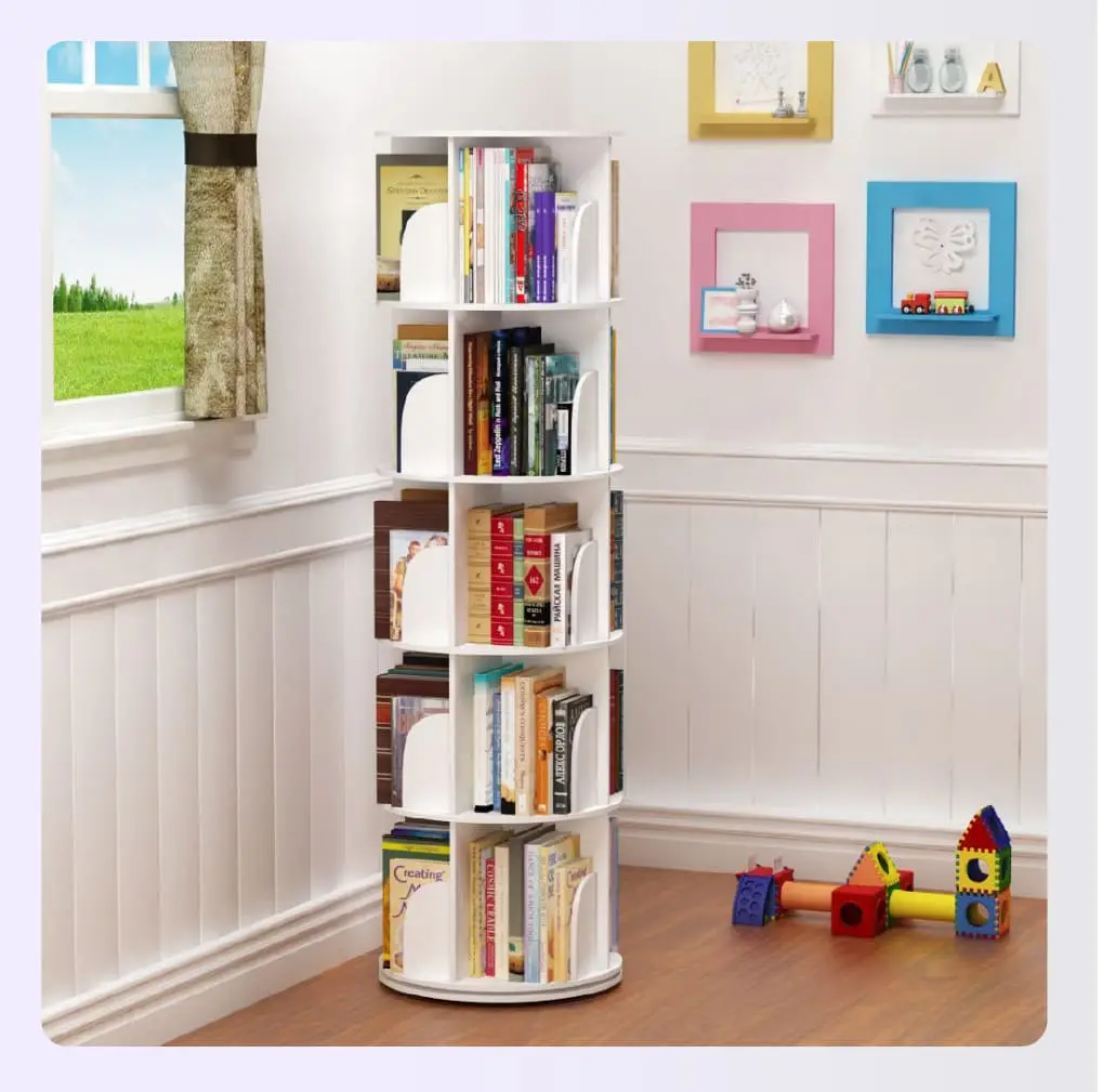 Innovative rotating corner shelf