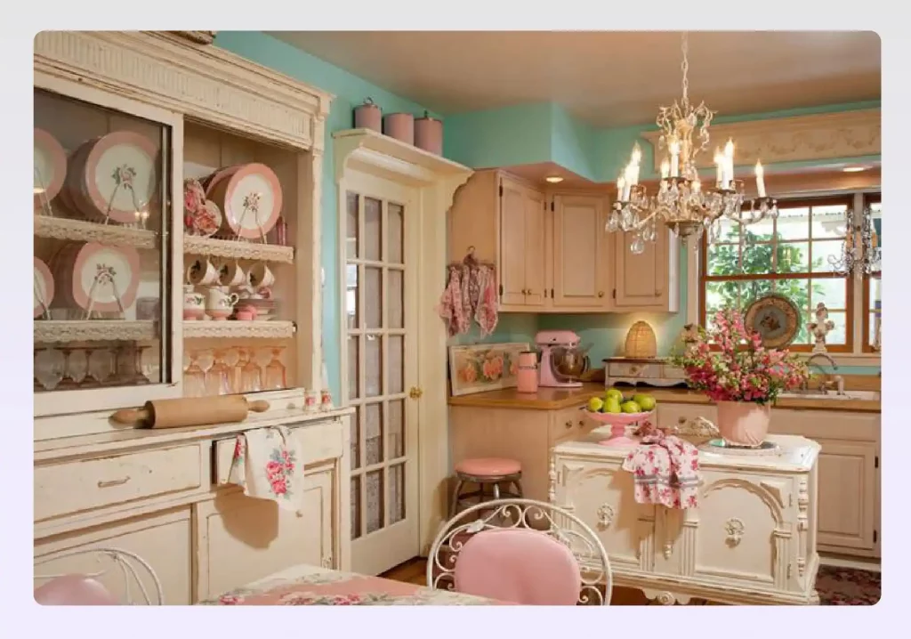 Mixed shabby chic accessories and collectables