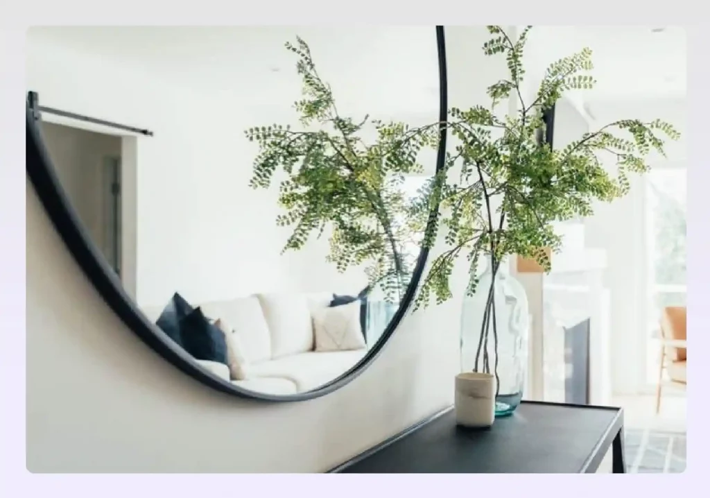Natural shabby chic decor with flowers