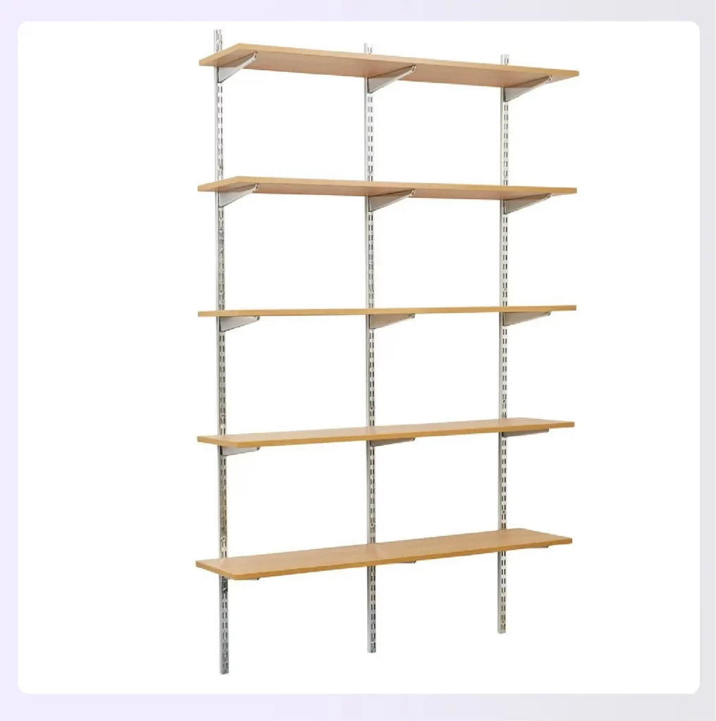 Versatile adjustable shelving system