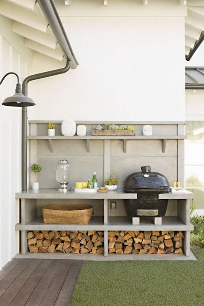 diy crate shelving for outdoor kitchen