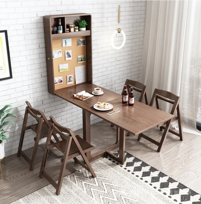 folding wall table - space saving furniture