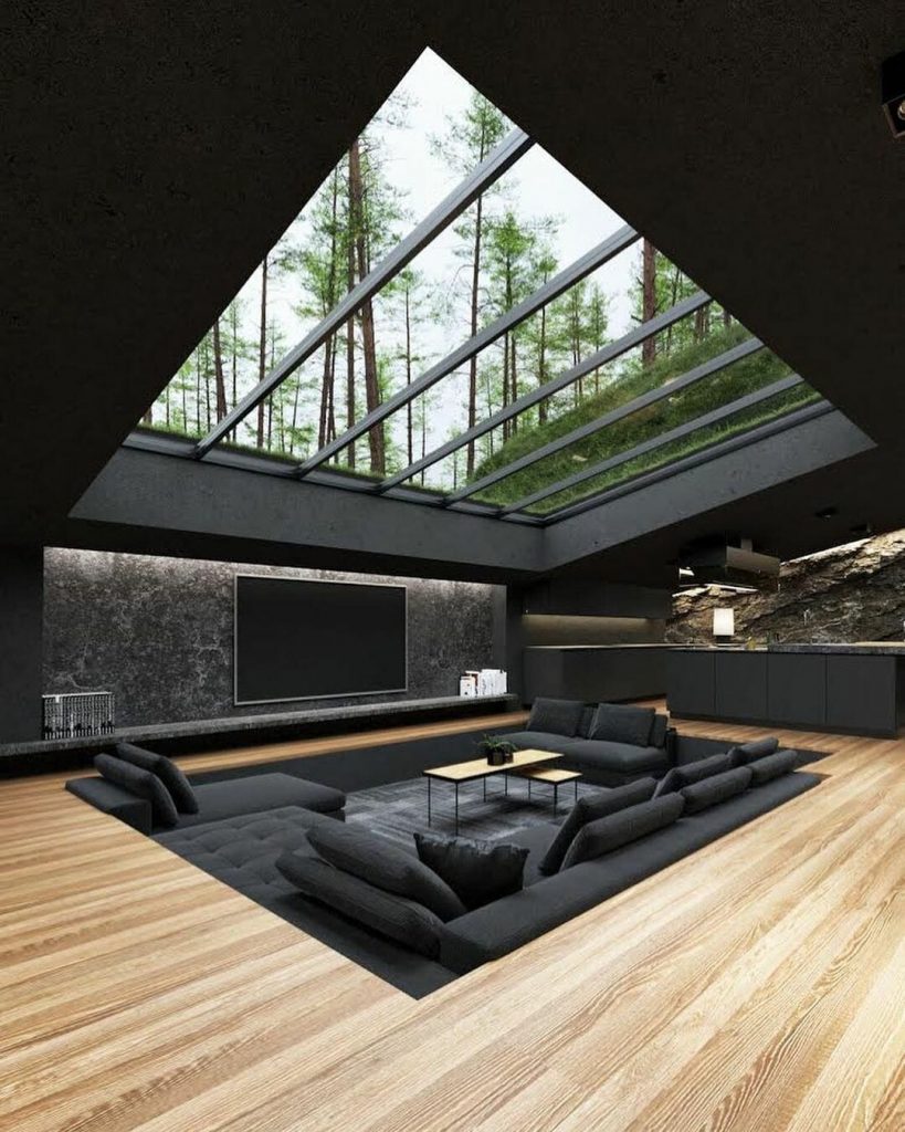 sunken lounge design