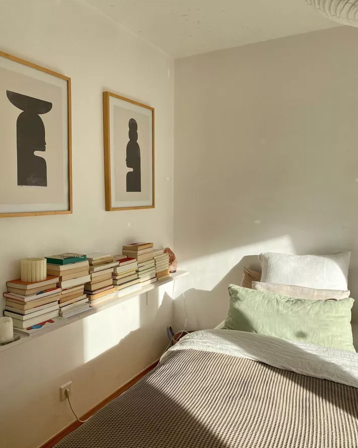 single shelf for bedroom