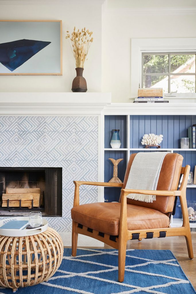 use sleeker tiles for coastal interior design