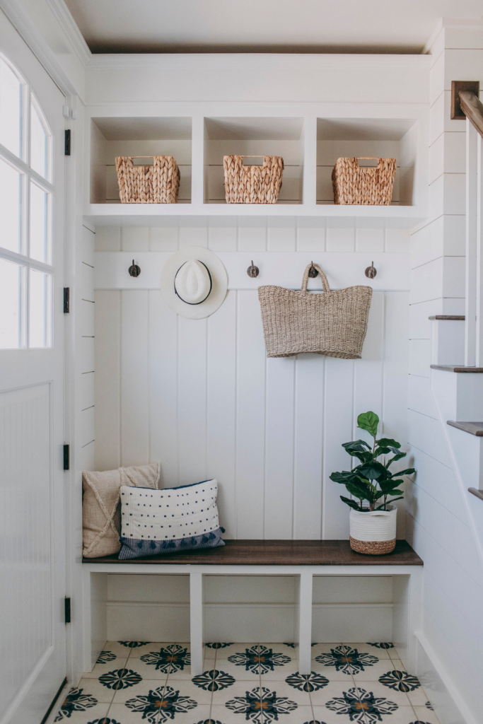 how to declutter your home - entryway and foyer