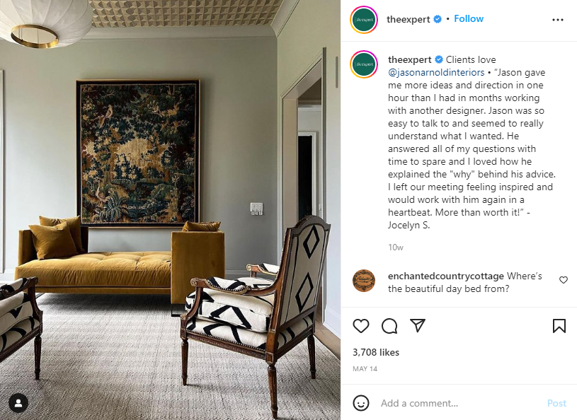 Instagram Content Ideas For Interior Design Share Your Personal Story 