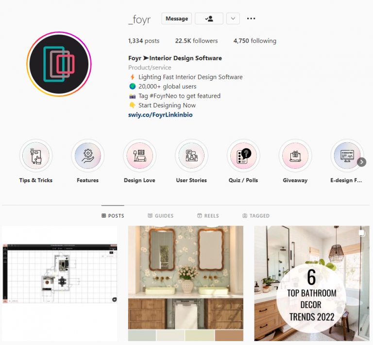 15 Ways To Build An Interior Design Brand on Instagram - Foyr