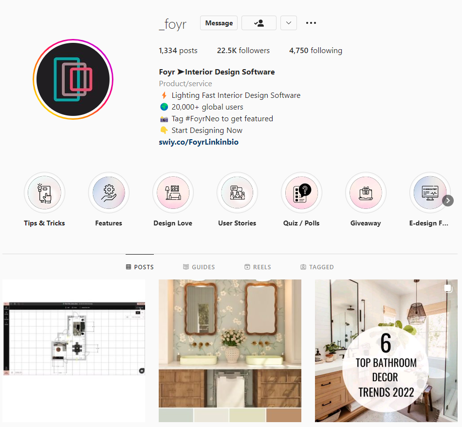 15 Ways To Build An Interior Design Brand on Instagram Foyr