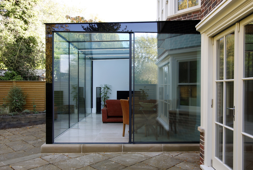 create glazed extension