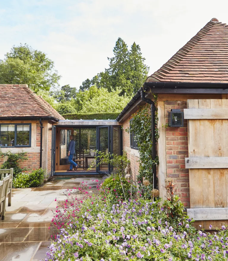 house extension ideas - create walkway between garage and home