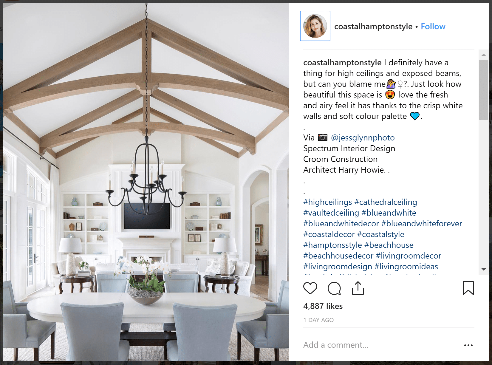 Interior Design Brand On Instagram Use Engaging Copy And Hashtags 