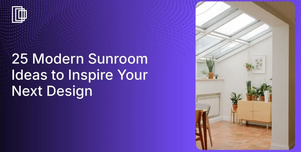 Develop modern sunroom layouts using Foyr Neo