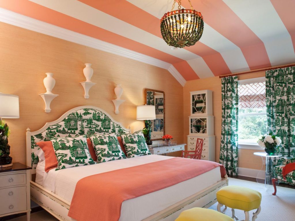 colorful master bedroom design