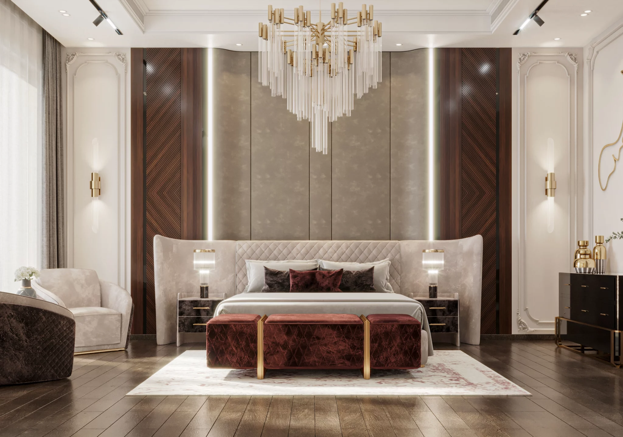 elegant master bedroom decor