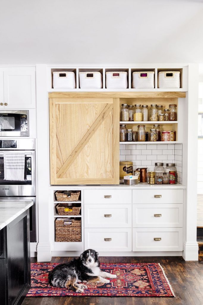small kitchen design - capitalize on cupboard space