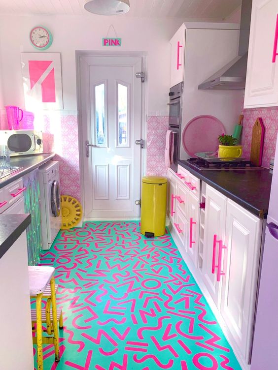 small kitchen design - decor maximalist
