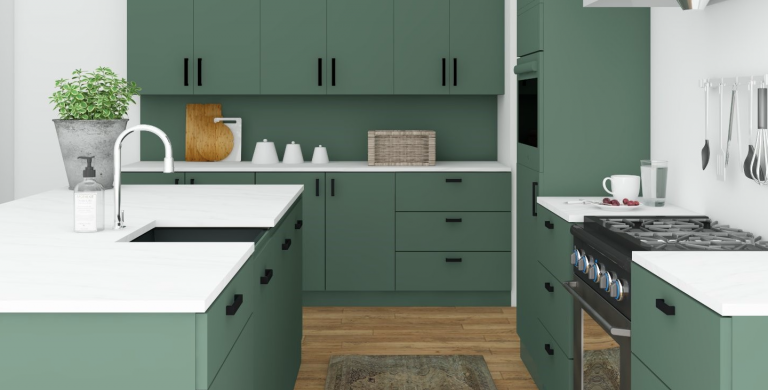 kitchen color to pair with light blu