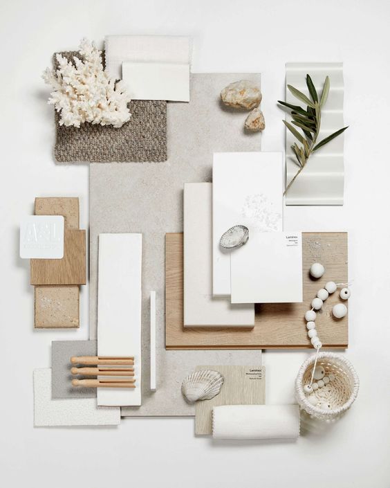 bedroom mood board - all in one