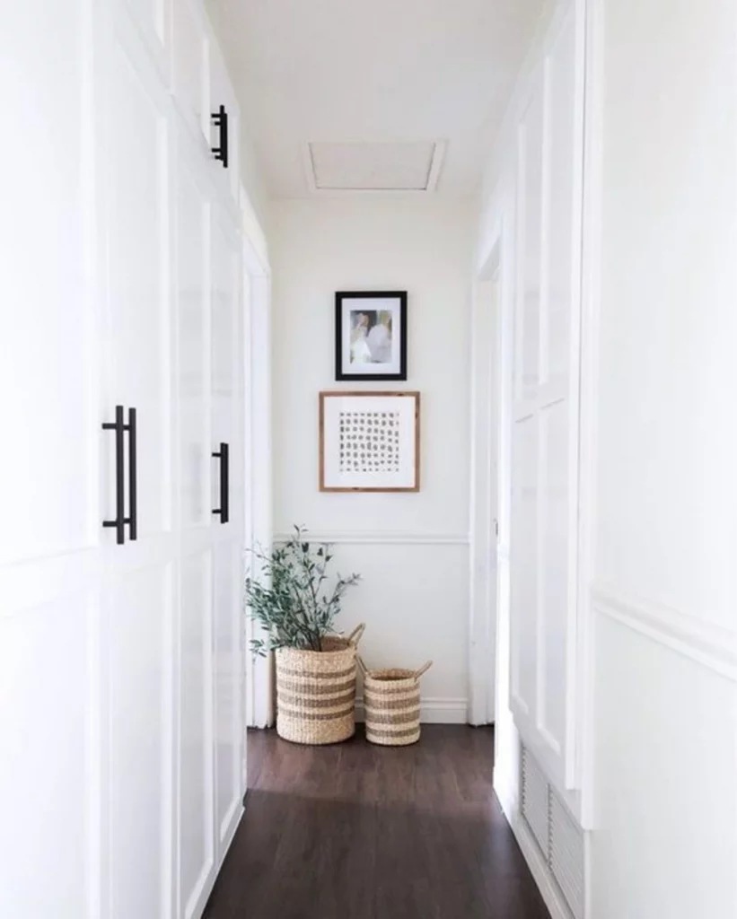 hallway color schemes - all white