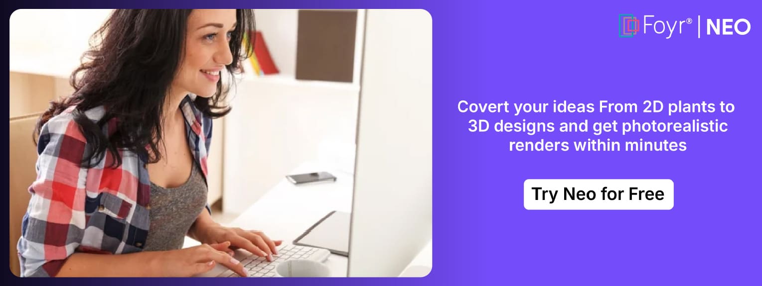 Designer using her system to create a moodboard for kitchen design in Foyr Designer using her system to create a moodboard for kitchen design in Foyr